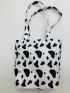 Cow Print Shopper Bag