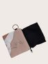 Abstract Figure Graphic Colorblock Coin Purse