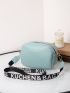 Letter Graphic Dome Bag