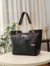 Crocodile Embossed Tote Bag