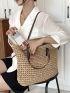 Minimalist Large Capacity Straw Bag