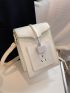 Charging Port Design Flap Square Bag