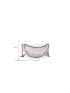 Mini Crocodile Embossed Chain Decor Waist Bag