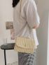 Twist Lock Flap Straw Bag