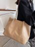 Minimalist Chain Strap Shoulder Tote Bag