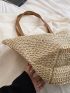 Minimalist Straw Bag