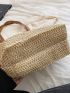 Minimalist Straw Bag