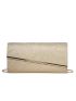 Metallic Edge Decor Chain Bag