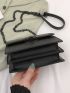 Mini Metal Decor Flap Chain Square Bag