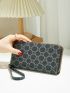 Allover Print Long Wallet