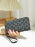 Allover Print Long Wallet