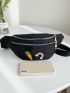 Cartoon Carrot & Rainbow Decor Fanny Pack