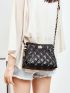 Quilted Twist Lock Bucket Bag