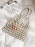 Hollow Out Design Crochet Bag