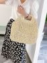 Minimalist Large Capacity Straw Bag