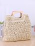 Minimalist Large Capacity Straw Bag