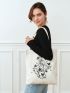 Butterfly Graphic Shopper Bag