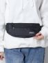 Letter Graphic Waist Bag