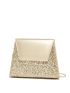 Sequin Decor Flap Square Bag