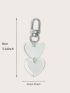 Minimalist Heart Design Clear Bag Charm
