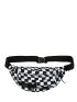 Two Tone Checkered Pattern Waist Bag