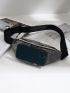 Holographic Zip Front Waist Bag