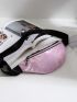 Artificial Patent Leather Fanny Pack