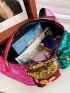 Sequin & Expression Decor Color Block Fanny Pack