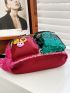 Sequin & Expression Decor Color Block Fanny Pack