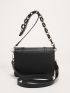 Chain Flap Square Bag