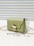 Mini Twist Lock Flap Chain Square Bag