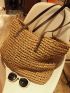 Large Capacity Straw Bag