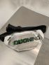 Letter Graphic Fanny Pack