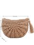 Minimalist Tassel Decor Straw Bag