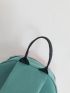 Mini Colorblock Drawstring Decor Sling Bag