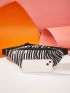 Zebra Striped Pattern Waist Bag