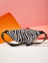 Zebra Striped Pattern Waist Bag