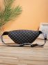 Geometric Pattern Fanny Pack