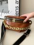 Minimalist Chain Decor Waist Bag