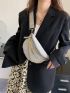 Chain Decor Crossbody Bag