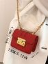 Mini Chain Flap Square Bag