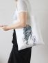 Figure Graphic Shopper Bag