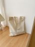 Sun Graphic Canvas Shopper Bag