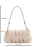 Minimalist Braided Strap Ruched Bag