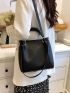 Minimalist Double Handle Bucket Bag