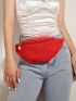 Litchi Embossed Waist Bag