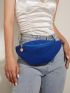 Litchi Embossed Waist Bag