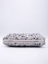 Mini Stone & Rhinestone Decor Chain Box Bag