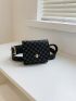 Mini Geometric Pattern Belt Bag