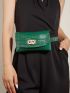 Mini Crocodile Embossed Belt Bag